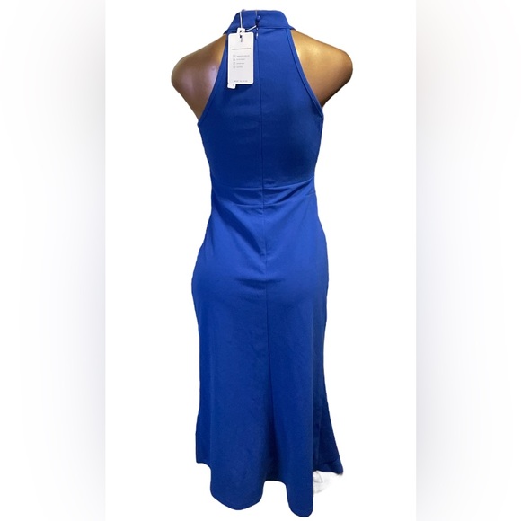 Sleeveless Halter Bodycon Split Mermaid Dress - Picture 5 of 10